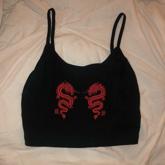 Urban Outfitters Tops - UO Crop Dragon Tank Top